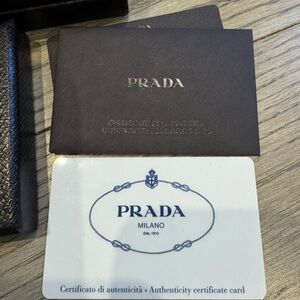 Authentic Prada card case